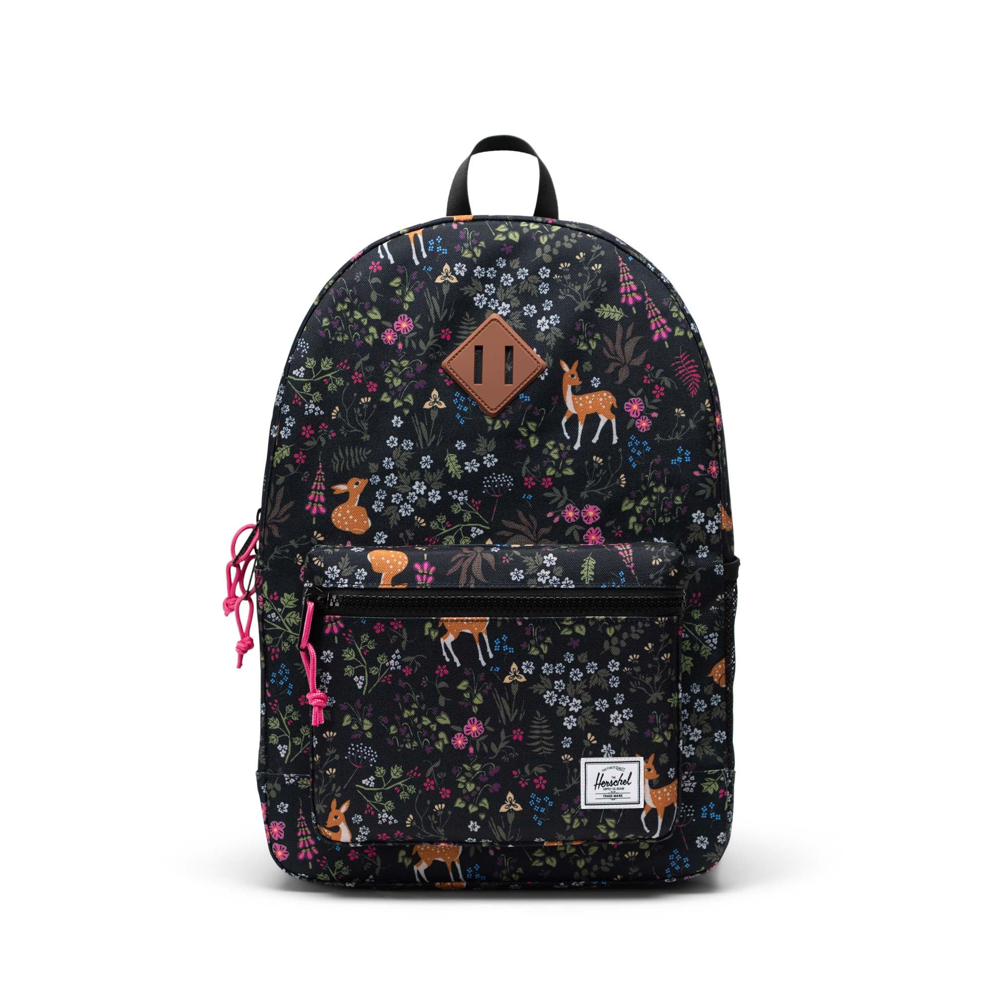 Çiçekli - Lacivert Herschel Heritage™ Genç | Su İtici Kumaş Sırt Çantası, 14" Laptop Uyumlu, 26 L